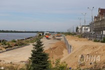Благоустройство Нижневолжской набережной началось в Нижнем Новгороде