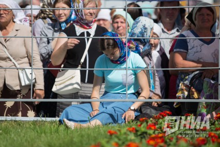 Торжества, посвященные обретению мощей преподобного Серафима Саровского, в Дивееве