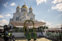 Торжества, посвященные обретению мощей преподобного Серафима Саровского, в Дивееве