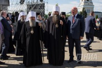 Митрополиты Варсонофий и Георгий, губернатор Валерий Шанцев