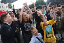 Музыкальный фестиваль Рок чистой воды на площади Минина и Пожарского в Нижнем Новгороде