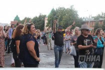 Музыкальный фестиваль Рок чистой воды на площади Минина и Пожарского в Нижнем Новгороде
