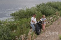 Рок-субботник на Гребном канале в Нижнем Новгороде