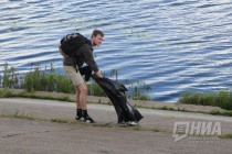 Рок-субботник на Гребном канале в Нижнем Новгороде