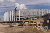 Подрядчик завершил установку около двух тысяч кресел на стадионе Нижний Новгород по данным на 10 августа