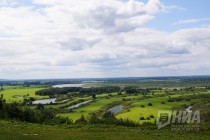 Вид с усадьбы на пойменные луга