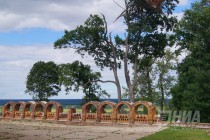 В ограде усадьбы при Рукавишниковых хранили дрова