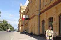 Главный ярмарочный дом Нижегородской ярмарки (со стороны ул. Совнаркомовской)