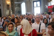 Служба в Храме Воскресения Христова в Арзамасе Нижегородской области