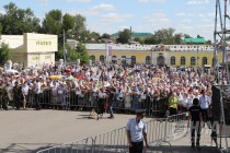 Освящение памятника первоиерарху церкви в Арзамасе патриарху Сергию
