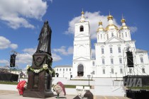 Освящение памятника первоиерарху церкви в Арзамасе патриарху Сергию
