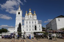 Освящение памятника первоиерарху церкви в Арзамасе патриарху Сергию