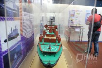 Макет атомного ледокола Арктика в музее АО ОКБМ Африкантов