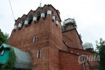 Старообрядческая Успенская церковь в Нижнем Новгороде в процессе реставрации