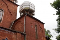 Старообрядческая Успенская церковь в Нижнем Новгороде в процессе реставрации