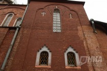 Старообрядческая Успенская церковь в Нижнем Новгороде в процессе реставрации