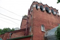 Старообрядческая Успенская церковь в Нижнем Новгороде в процессе реставрации
