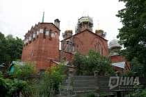 Старообрядческая Успенская церковь в Нижнем Новгороде в процессе реставрации