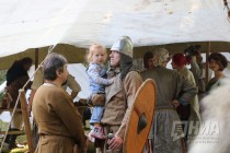 Дефиле костюмов на фестивале Приволжский Штандарт в Нижнем Новгороде