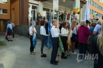 Торжественная линейка 1 сентября в нижегородской авторской академической школе №186
