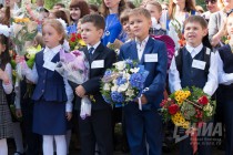 Торжественная линейка 1 сентября в нижегородской авторской академической школе №186