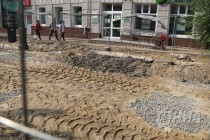 Ремонтные работы на ул. Большая Покровская в Нижнем Новгороде
