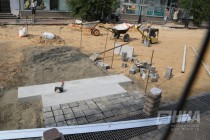 Ремонтные работы на ул. Большая Покровская в Нижнем Новгороде