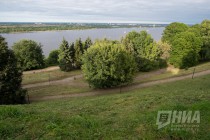 Александровский сад в центре Нижнего Новгорода