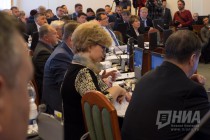 Заседание Законодательного собрания Нижегородской области 26 сентября