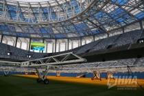 Операционный визит FIFA и Оргкомитета Россия 2018 стадион Нижний Новгород 30 сентября