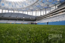 Операционный визит FIFA и Оргкомитета Россия 2018 стадион Нижний Новгород 30 сентября