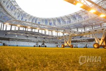 Операционный визит FIFA и Оргкомитета Россия 2018 стадион Нижний Новгород 30 сентября
