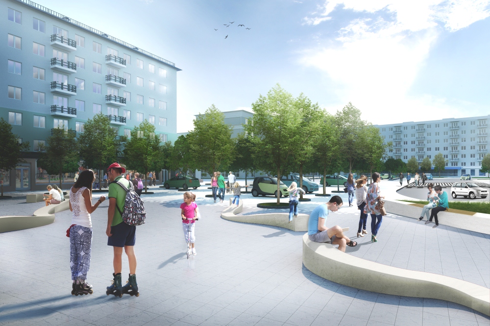 Эскиз пл. Горького