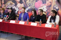 Пресс-конференция артистов цирка Гии Эрадзе