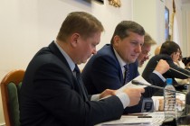 Депутаты ЗС НО Владислав Егоров и Олег Сорокин (слева направо)