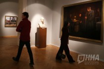 Открытие выставки Красная Атлантида в Нижегородском государственном художественном музее 27 октября