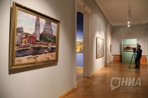 Открытие выставки Красная Атлантида в Нижегородском государственном художественном музее 27 октября