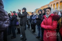 Гуляния на пл. Минина