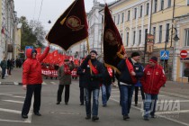 Шествие в честь 100-летия Революции в Нижнем Новгороде