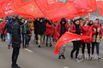 Шествие в честь 100-летия Революции в Нижнем Новгороде