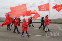 Юные участники шествия