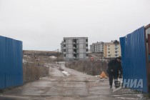 Заезд на стройплощадку