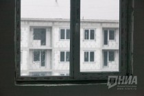 Вид на недостроенные здания