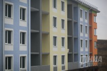 Вид на недостроенные здания