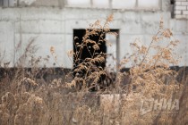 На стройплощадке царит запустение