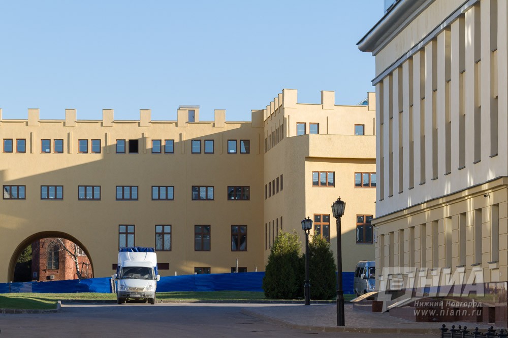 Строящийся Дом правительства Нижегородской области