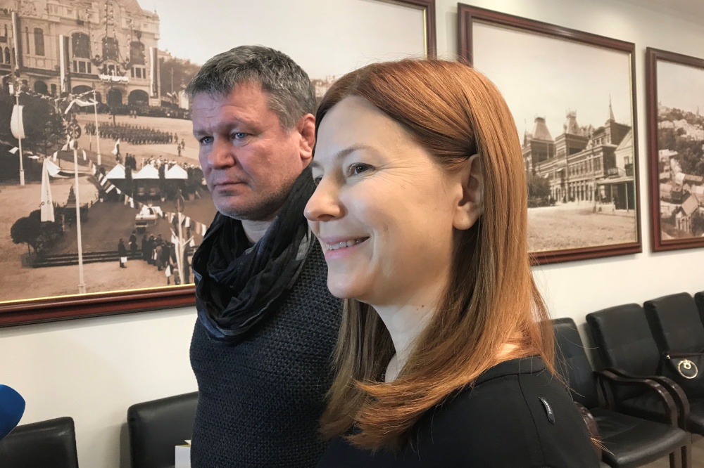Олег Тактаров и Елизавета Солонченко