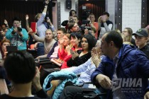 Встреча Ксении Собчак со сторонниками и журналистами