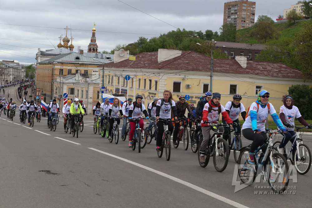 Велопробег Дорога Минина-2017 в Нижнем Новгороде
