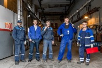 Сотрудники, водопроводная станция Малиновая гряда